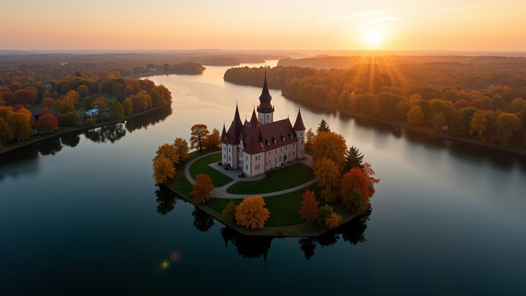 Trakų salos pilis ir Galvės ežero vaizdas